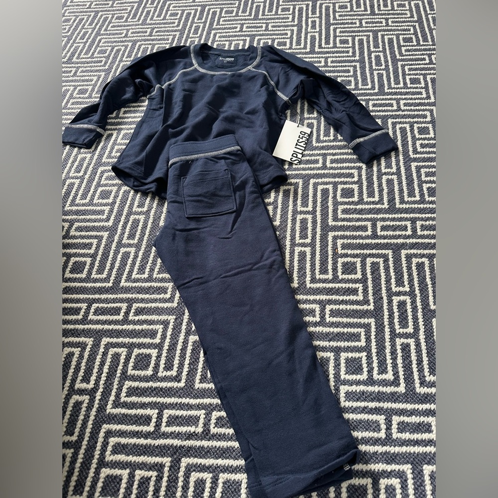 Splits59 fleece legging and top set 4T